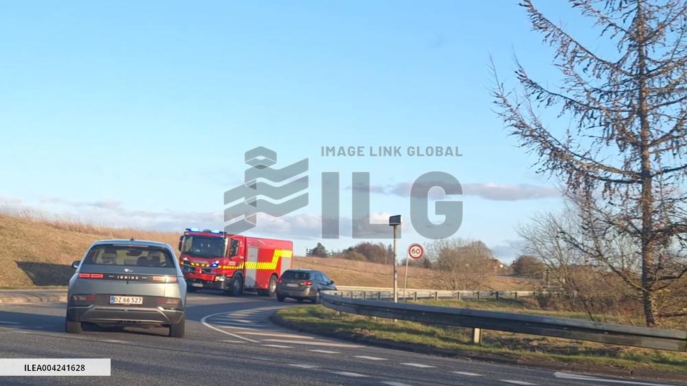 Denmark: Fire Breaks Out at Farm in Vitten