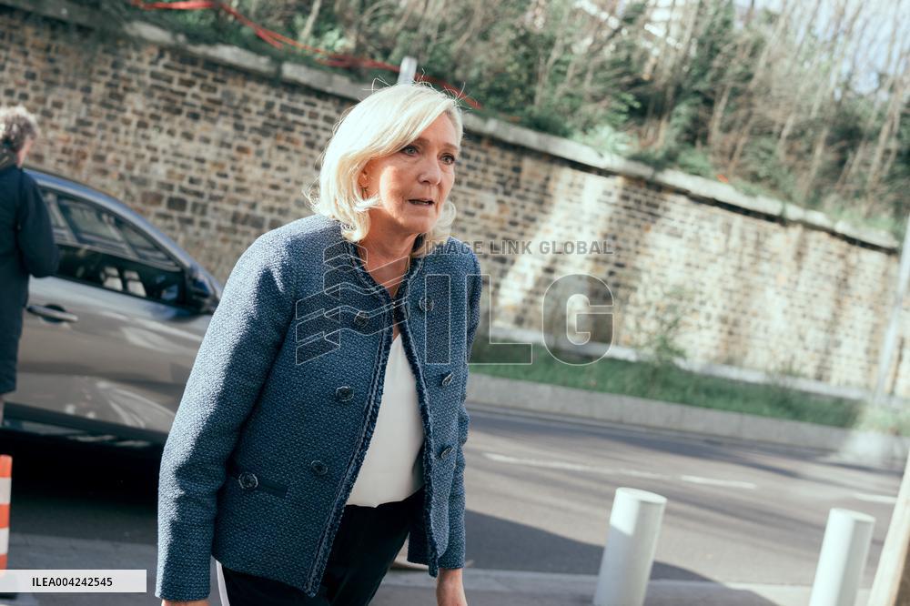 Le Pen And RN Face Justice - Paris