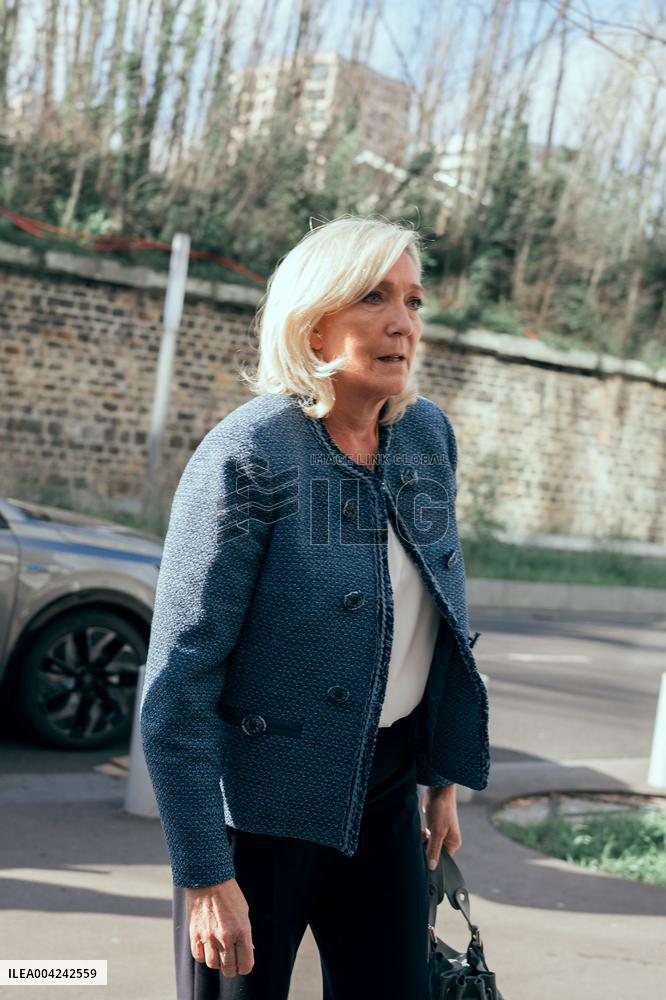 Le Pen And RN Face Justice - Paris