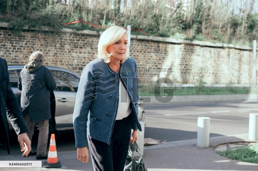 Le Pen And RN Face Justice - Paris