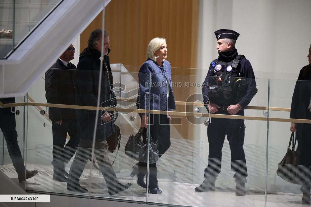 Marine Le Pen and Rn Partys Trial Verdict - Paris