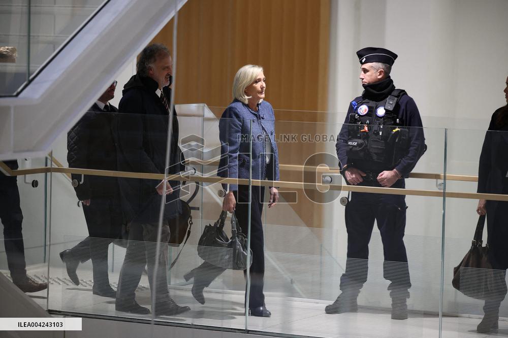 Marine Le Pen and Rn Partys Trial Verdict - Paris