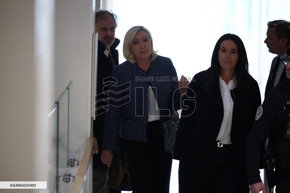 Marine Le Pen and Rn Partys Trial Verdict - Paris