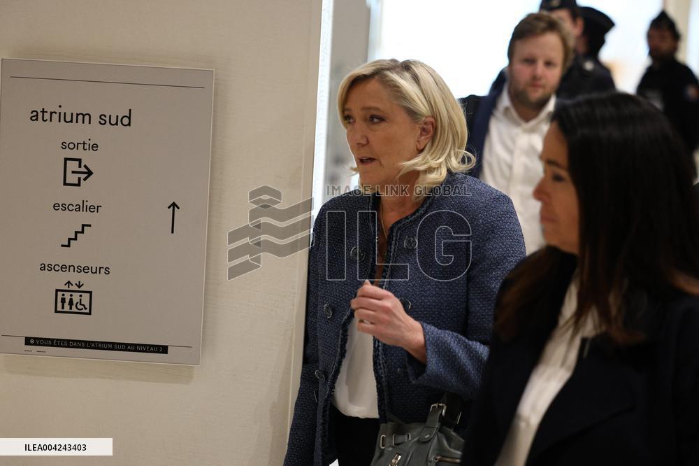 Marine Le Pen and Rn Partys Trial Verdict - Paris