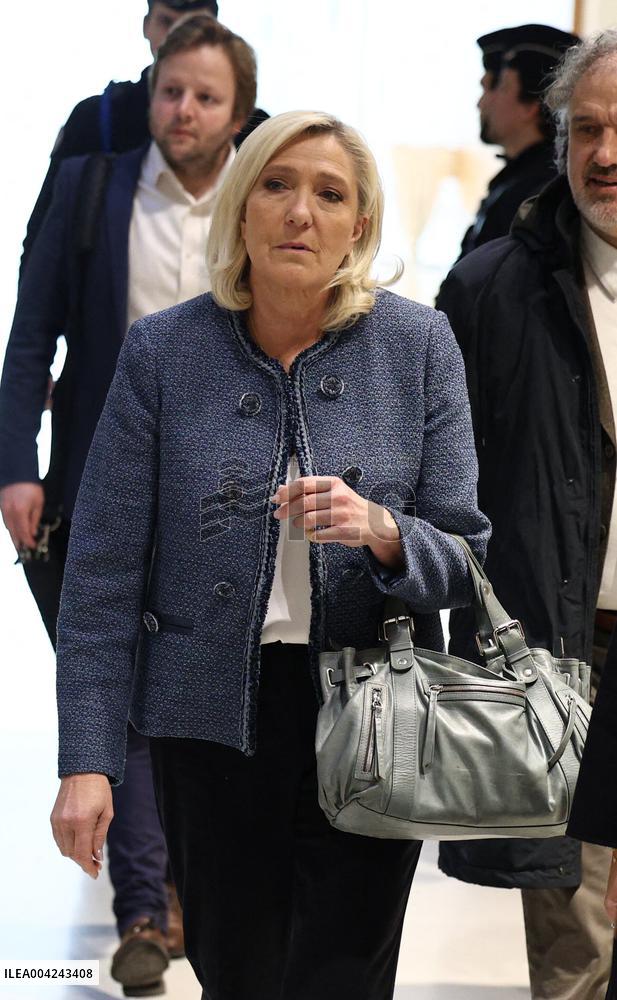 Marine Le Pen and Rn Partys Trial Verdict - Paris