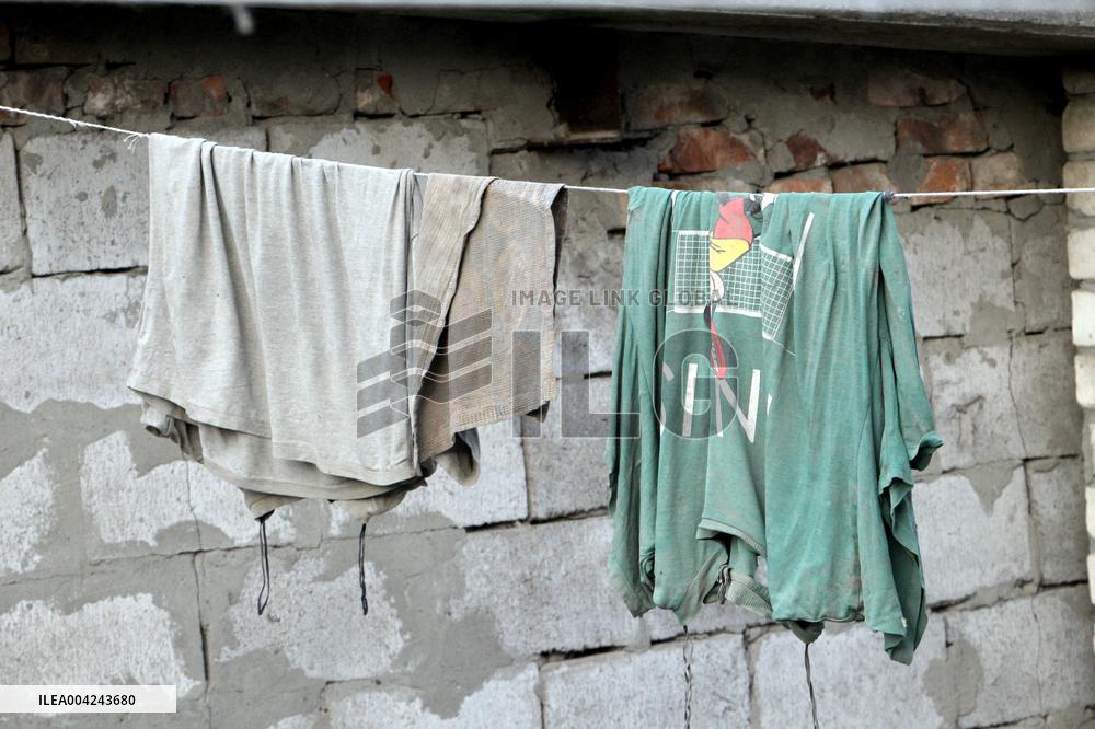 House destroyed by Russian drone strike in Dnipro