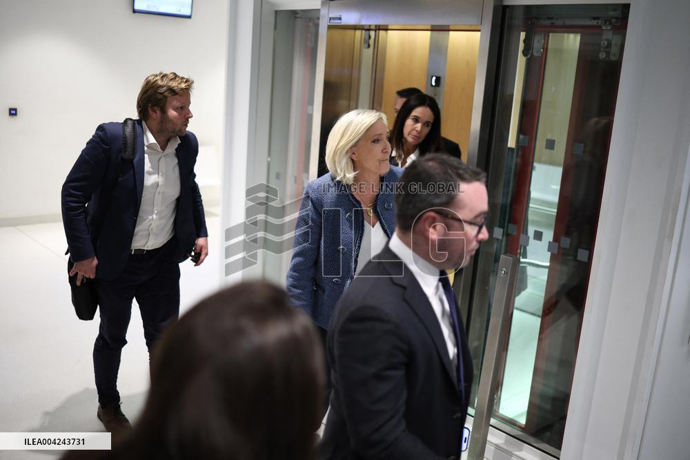 Marine Le Pen and Rn Partys Trial Verdict - Paris