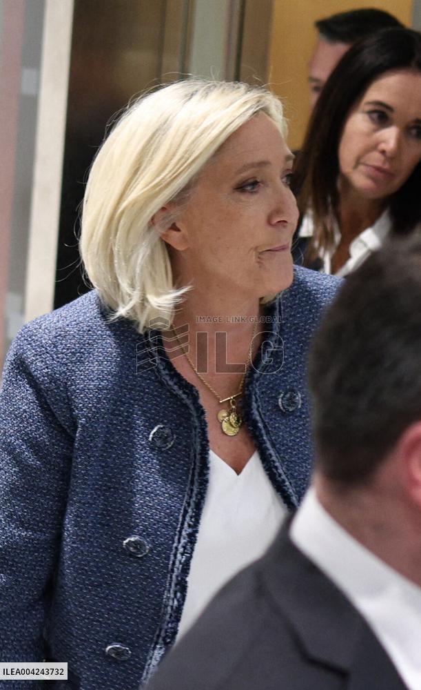 Marine Le Pen and Rn Partys Trial Verdict - Paris