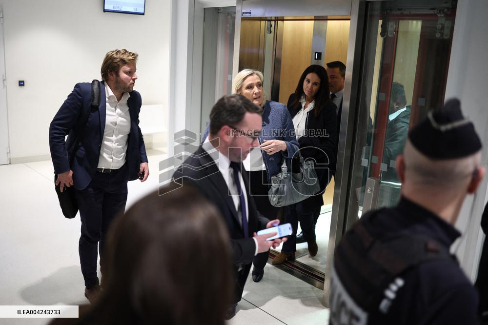 Marine Le Pen and Rn Partys Trial Verdict - Paris