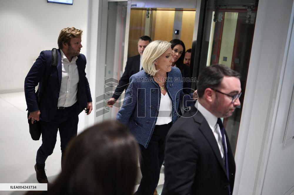 Marine Le Pen and Rn Partys Trial Verdict - Paris