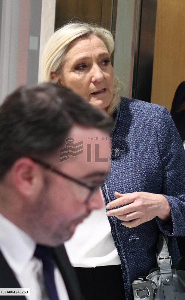 Marine Le Pen and Rn Partys Trial Verdict - Paris