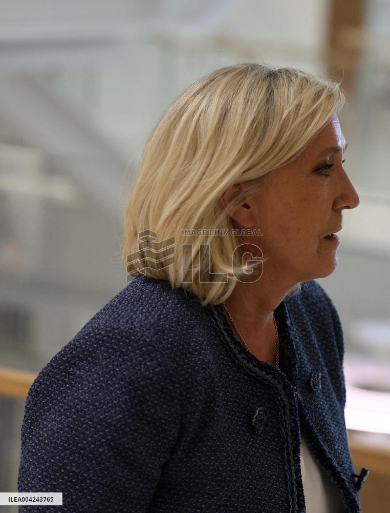 Marine Le Pen and Rn Partys Trial Verdict - Paris
