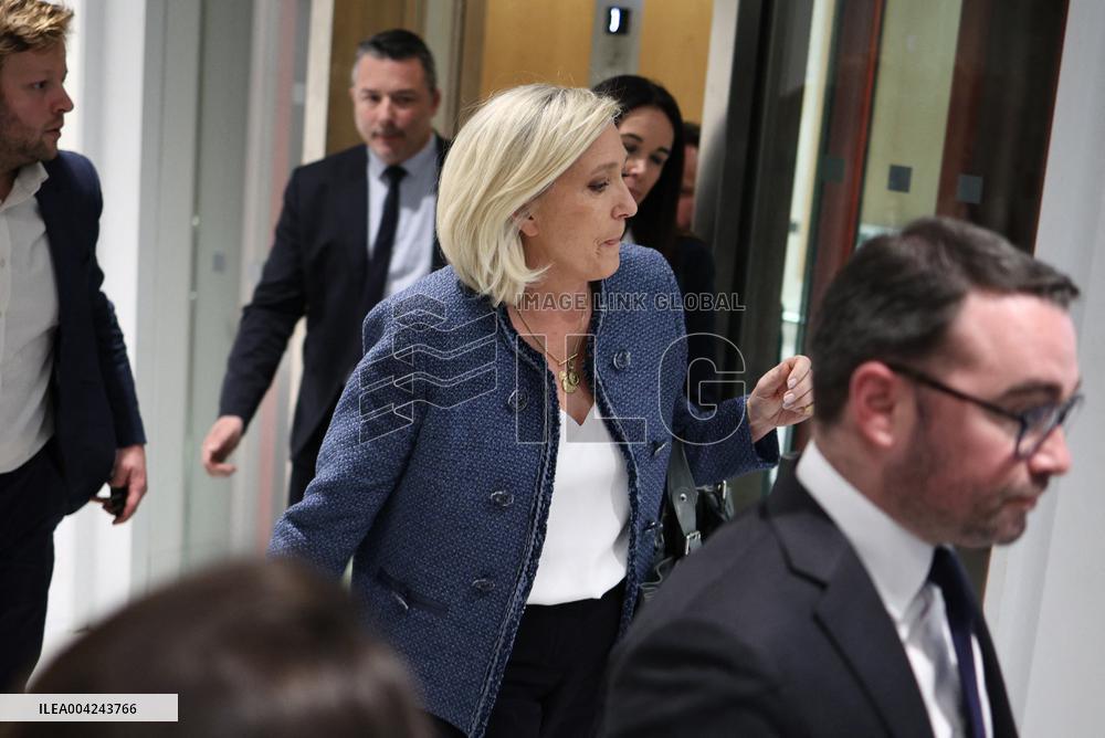 Marine Le Pen and Rn Partys Trial Verdict - Paris