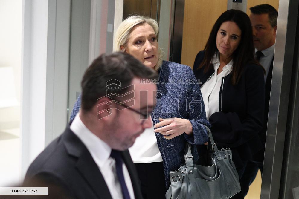 Marine Le Pen and Rn Partys Trial Verdict - Paris