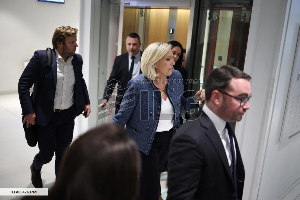 Marine Le Pen and Rn Partys Trial Verdict - Paris