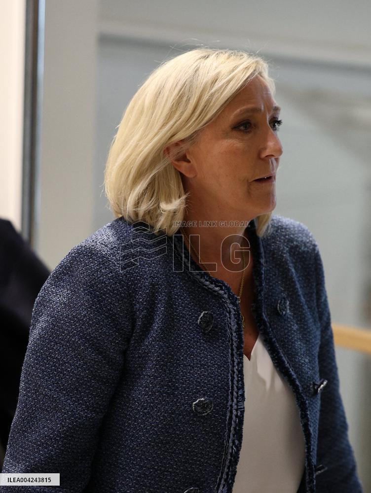 Marine Le Pen and Rn Partys Trial Verdict - Paris