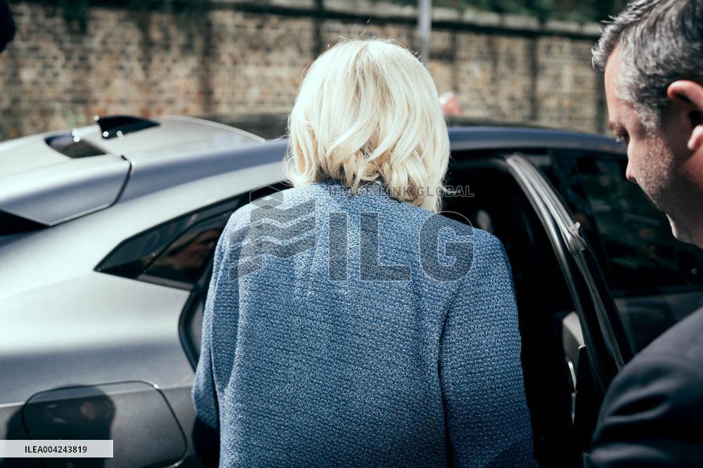 Le Pen RN Party leaves her Trial Verdict for EU Fund Embezzlement - Paris AJ