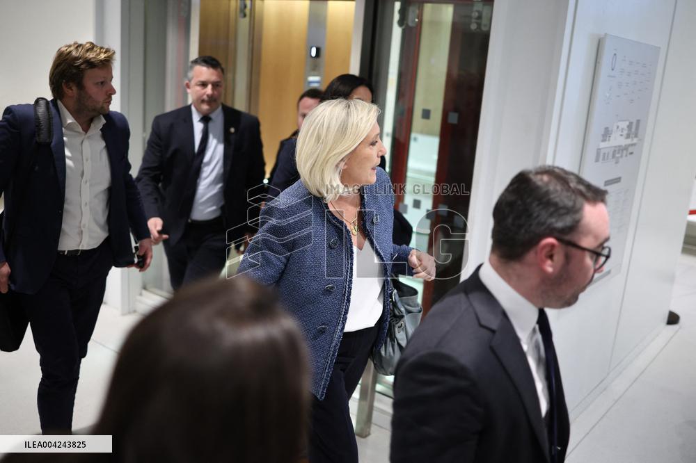 Marine Le Pen and Rn Partys Trial Verdict - Paris