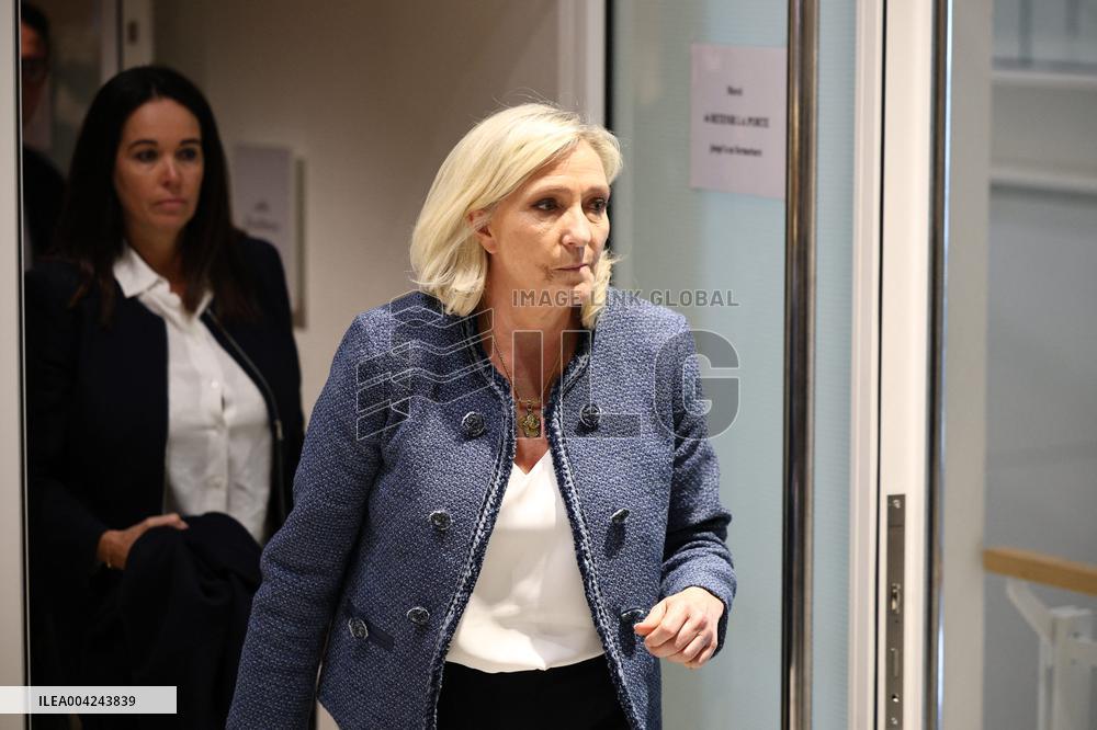 Marine Le Pen and Rn Partys Trial Verdict - Paris