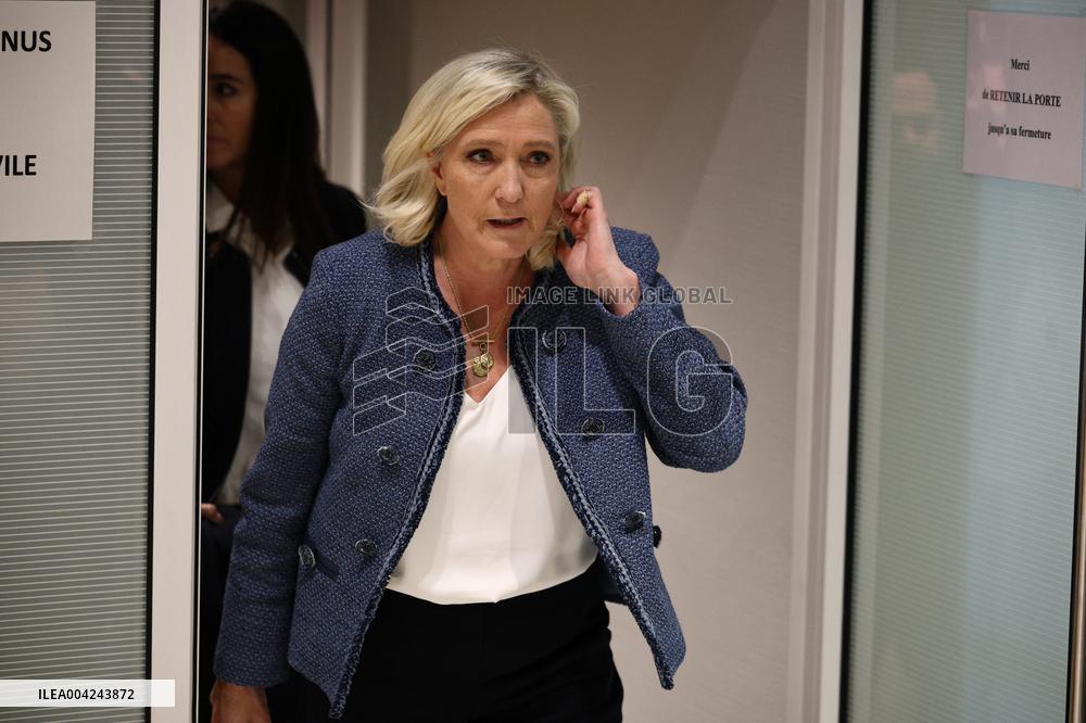 Marine Le Pen and Rn Partys Trial Verdict - Paris