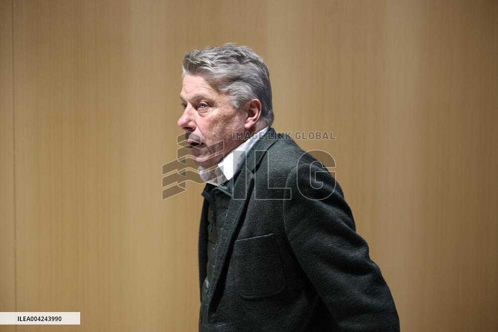 Le Pen RN Party leaves her Trial Verdict for EU Fund Embezzlement - Paris