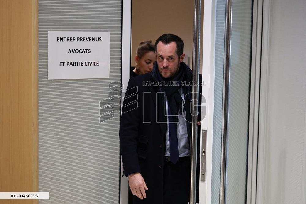 Le Pen RN Party leaves her Trial Verdict for EU Fund Embezzlement - Paris