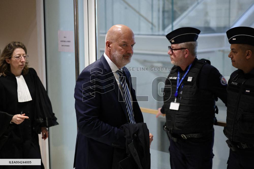 Le Pen RN Party leaves her Trial Verdict for EU Fund Embezzlement - Paris