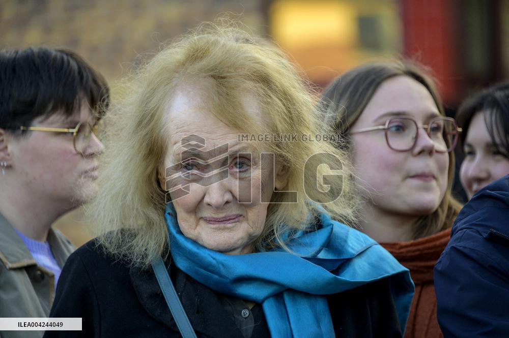 Annie Ernaux Visits The Artois University - Arras