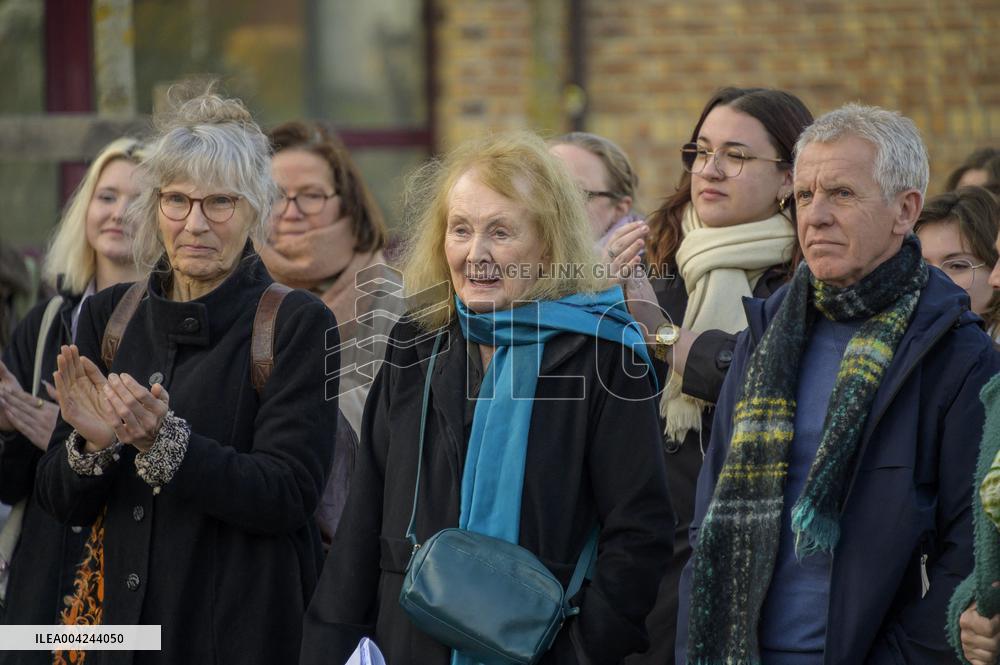 Annie Ernaux Visits The Artois University - Arras