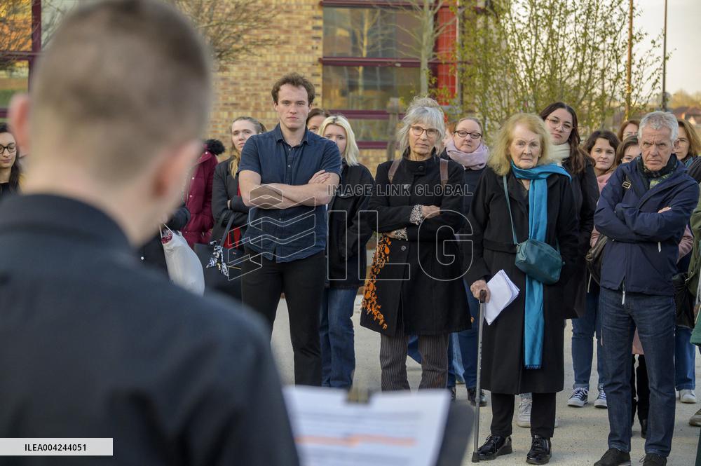 Annie Ernaux Visits The Artois University - Arras