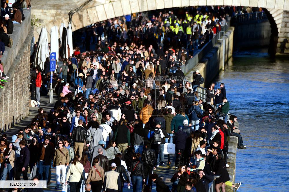 First Rays of Spring Along the Seine - Paris
