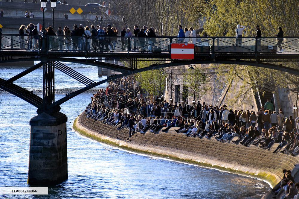 First Rays of Spring Along the Seine - Paris