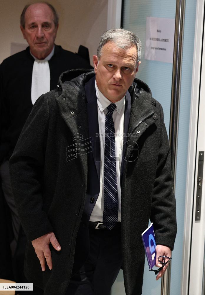 Le Pen RN Party Leaves Trial Verdict For EU Fund Embezzlement - Paris