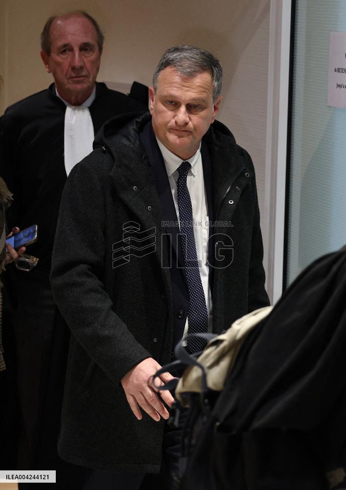 Le Pen RN Party Leaves Trial Verdict For EU Fund Embezzlement - Paris