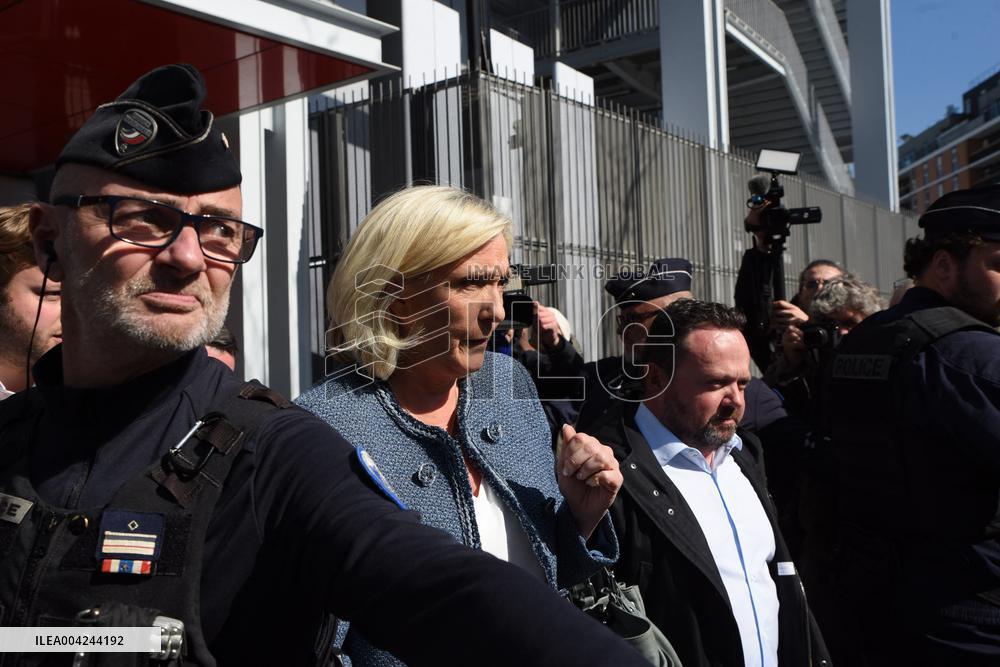 Marine Le Pen and RN Party's Trial Verdict - Paris