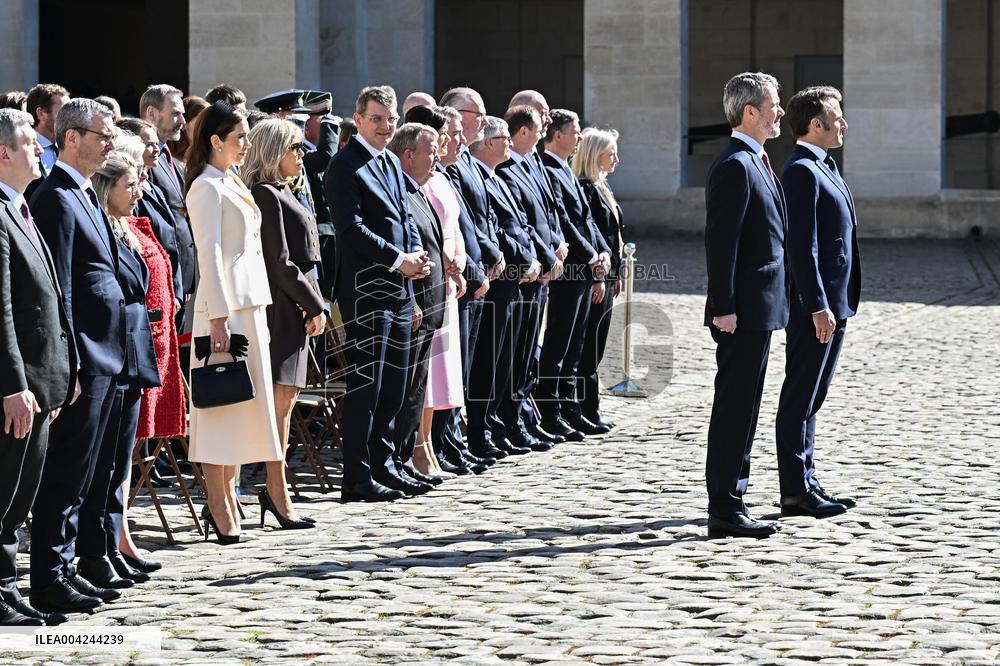 Welcoming Ceremony For The Danish Royal Couple - Paris