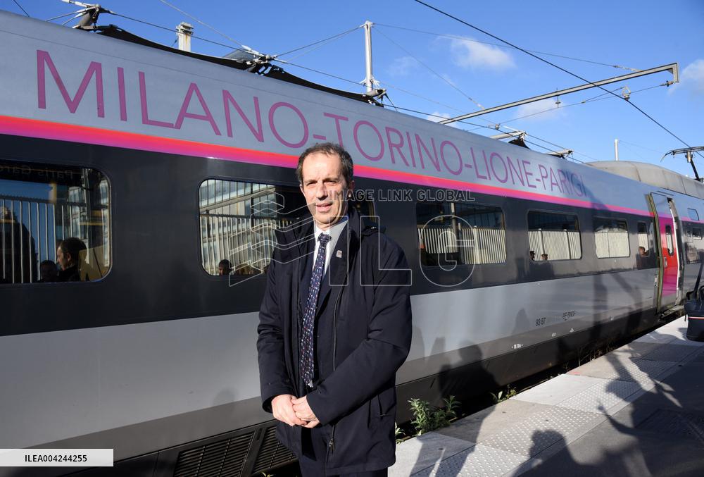 Reopening Of The Paris-Milan TGV Line in Paris