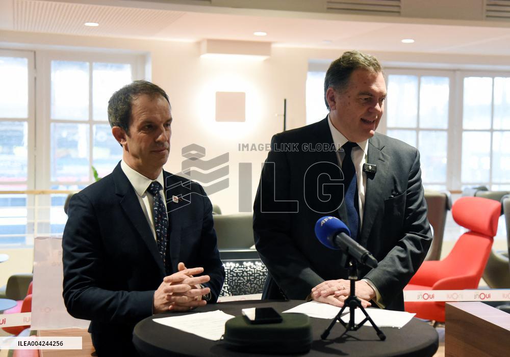 Reopening Of The Paris-Milan TGV Line in Paris