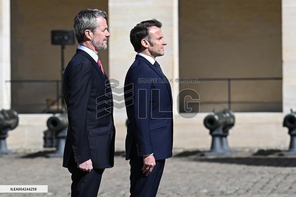 Welcoming Ceremony For The Danish Royal Couple - Paris