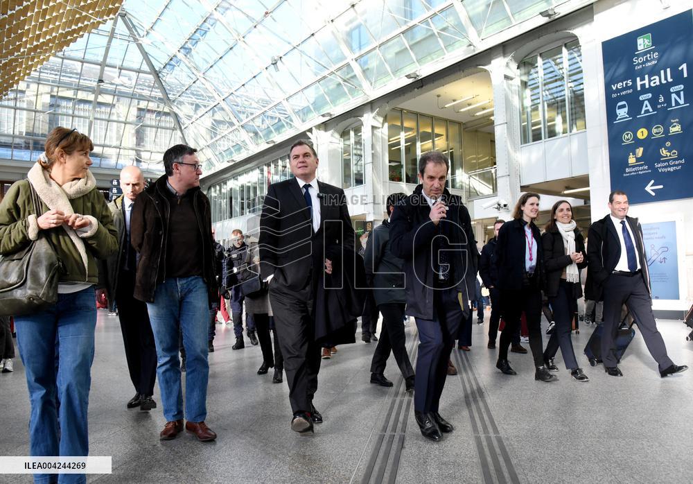 Reopening Of The Paris-Milan TGV Line in Paris