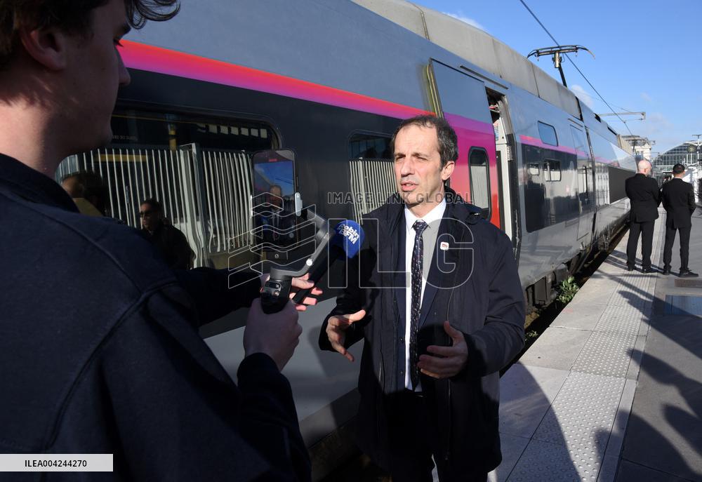 Reopening Of The Paris-Milan TGV Line in Paris
