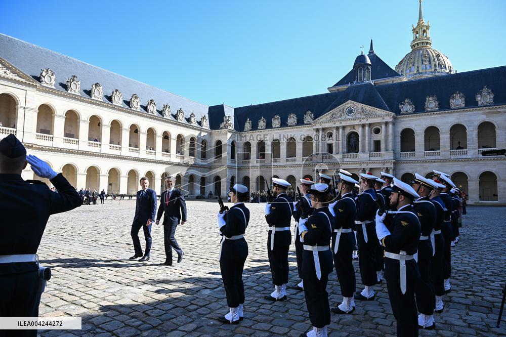 Welcoming Ceremony For The Danish Royal Couple - Paris