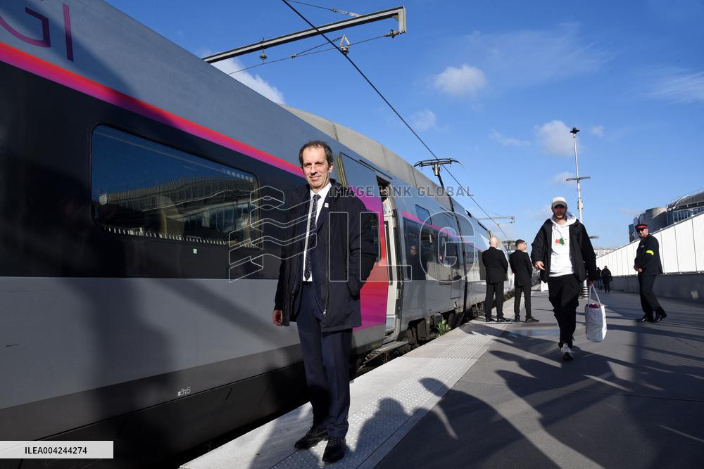 Reopening Of The Paris-Milan TGV Line in Paris
