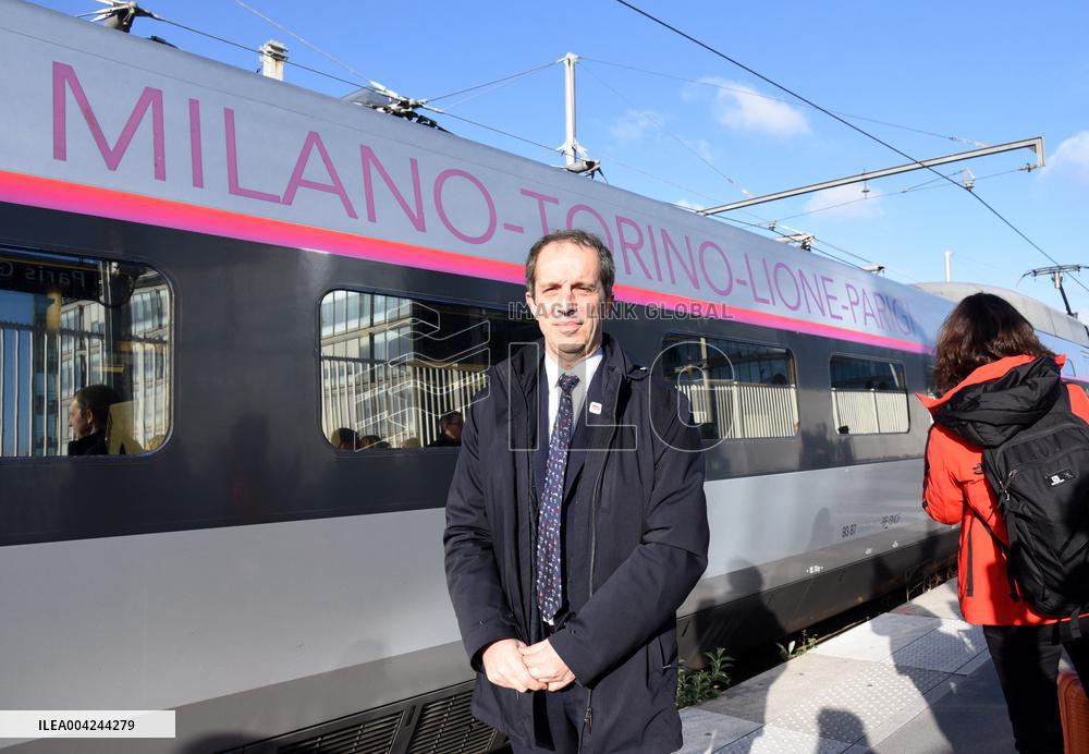 Reopening Of The Paris-Milan TGV Line in Paris