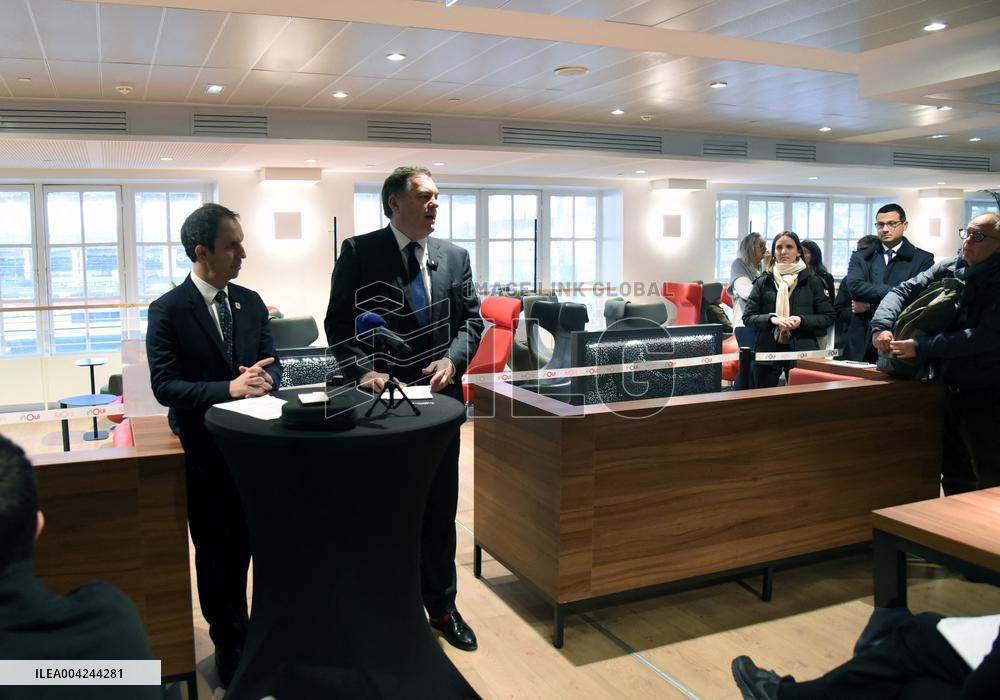 Reopening Of The Paris-Milan TGV Line in Paris