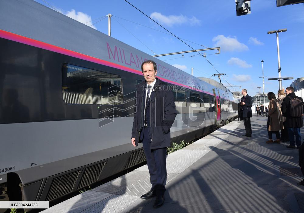 Reopening Of The Paris-Milan TGV Line in Paris