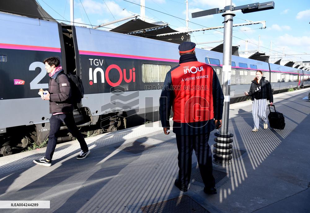 Reopening Of The Paris-Milan TGV Line in Paris