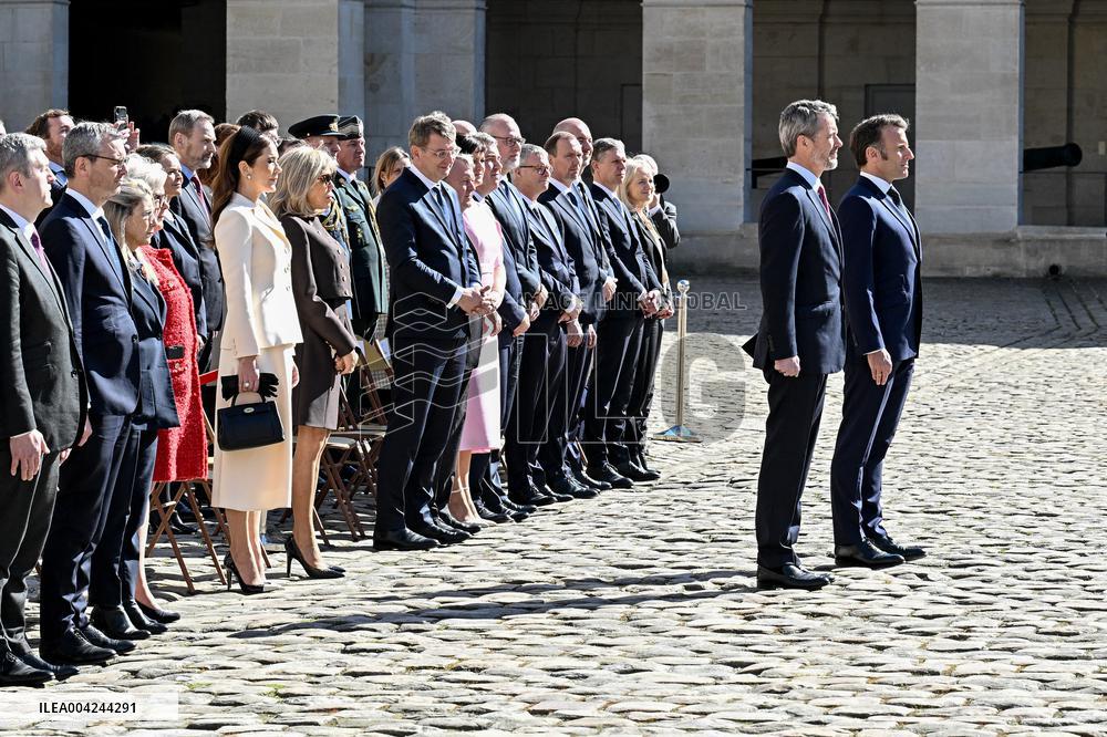 Welcoming Ceremony For The Danish Royal Couple - Paris