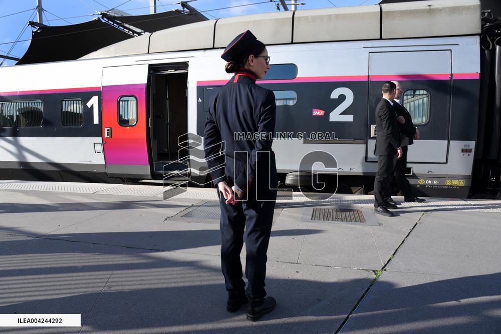Reopening Of The Paris-Milan TGV Line in Paris