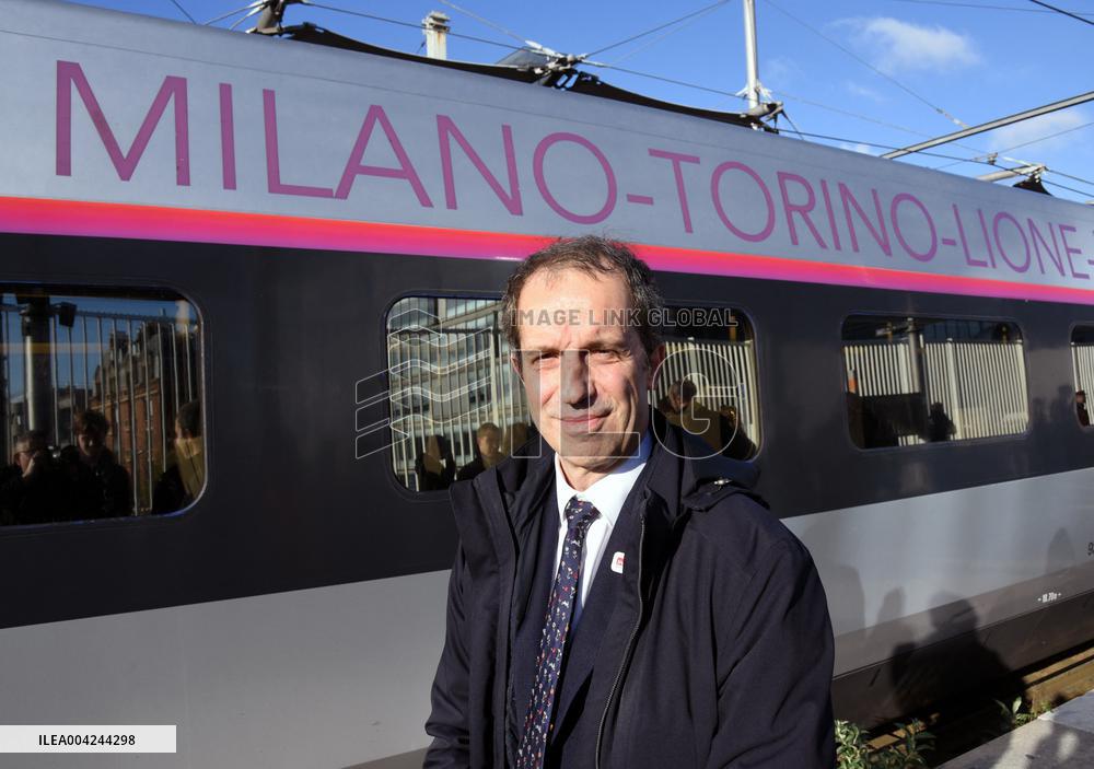 Reopening Of The Paris-Milan TGV Line in Paris